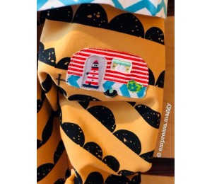 Stickserie - Camping incl. Anhänger & ITH Tasche & Wimpel